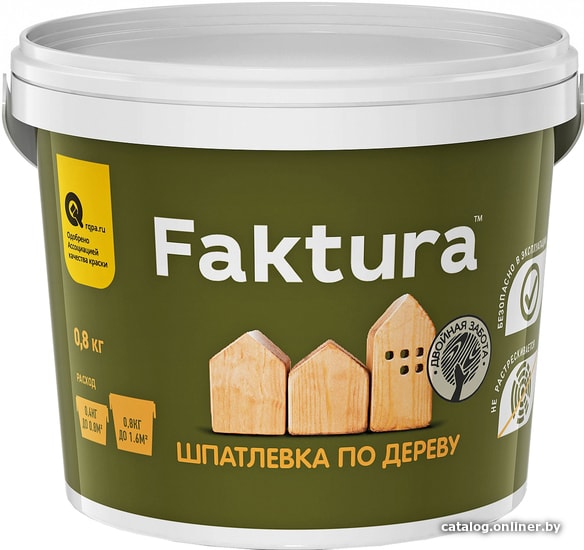 

Шпатлевка Faktura По дереву 0.4 кг (белый)