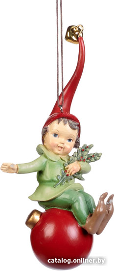 

Елочная игрушка Goodwill Xmas 2023 Помощник Пикси с веточками D 44061-1