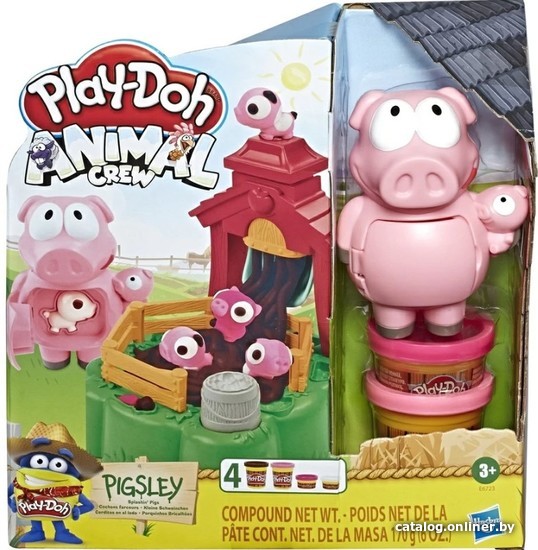 

Набор для лепки Hasbro Play-Doh Озорные поросята E6723
