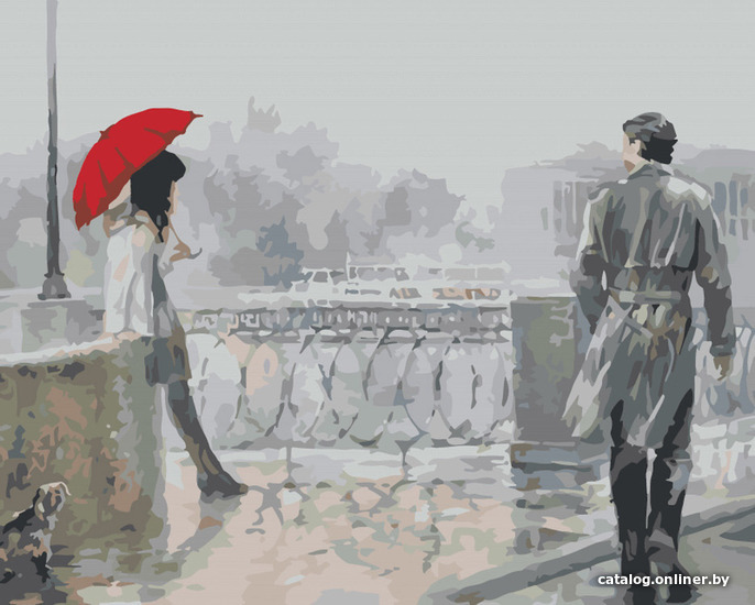 

Картина по номерам Palizh Красный зонт (40x50 см)