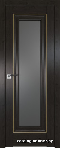 

Межкомнатная дверь ProfilDoors 24X 80x200 (пекан темный золото/стекло графит)