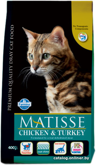 

Сухой корм для кошек Farmina Matisse Chicken & Turkey 10 кг