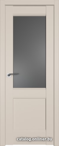 

Межкомнатная дверь ProfilDoors 109U 80x200 (санд, стекло графит)