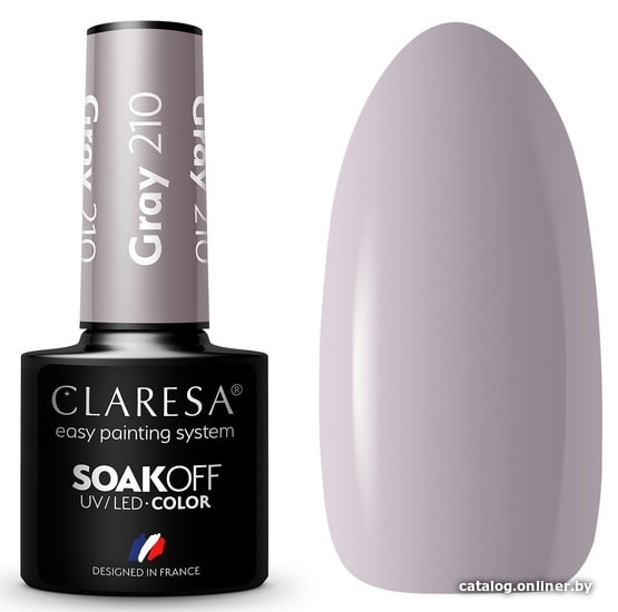 

Гель-лак Claresa Hybrid Gray 210 5 мл