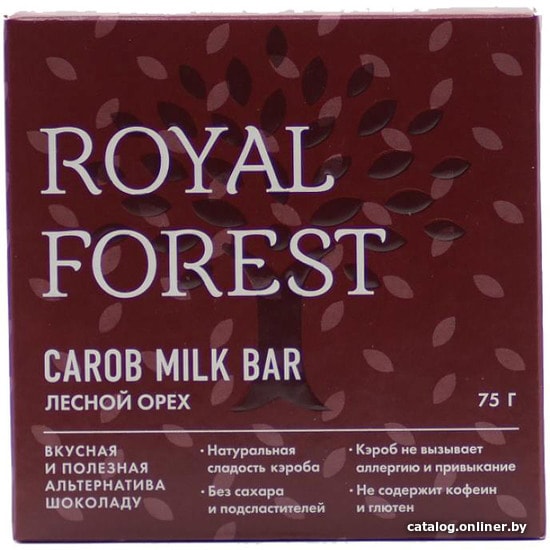 

Greenery Шоколад Лесной орех Royal Forest 75 г