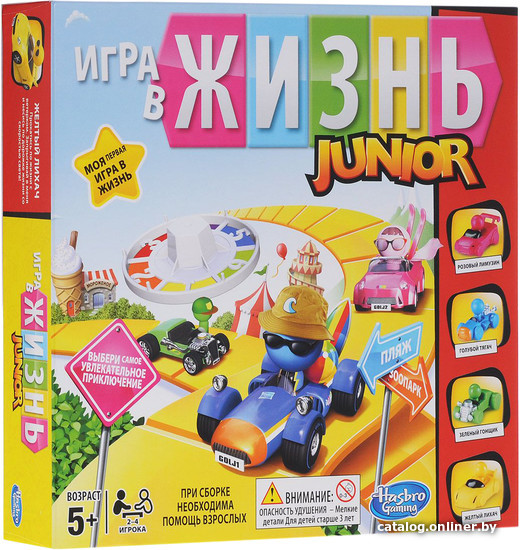 

Детская настольная игра Hasbro Моя первая игра в жизнь [B0654]