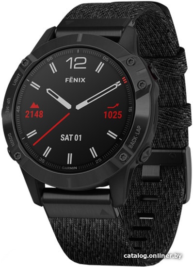 

Умные часы Garmin Fenix 6 Sapphire (черный DLC)