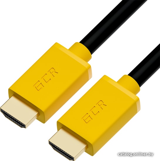 

Кабель Greenconnect Russia GCR-HM441-15.0m HDMI - HDMI (15 м, желтый\черный)