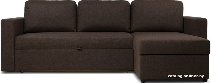 

Угловой диван Divan Порту Textile Brown 11900 (рогожка, коричневый)