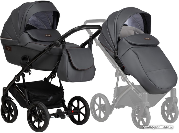 

Универсальная коляска Tutis Viva Life 2020 (2 в 1, 087 chadow grey)