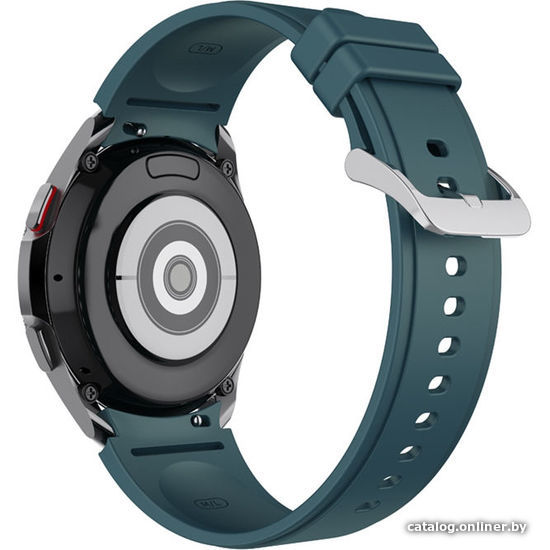 

Ремешок Rumi Classic силиконовый для Samsung Galaxy Watch4/5/6 (20 мм, лесной зеленый)