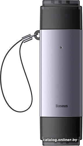 

Карт-ридер Baseus AirJoy USB-A & Type-C to SD/TF Card Reader WKQX070301