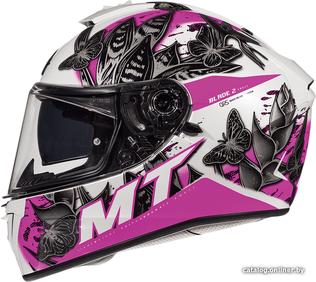 

Мотошлем MT Helmets Blade 2 SV Breeze D8 Gloss Pearl (S, розовый)