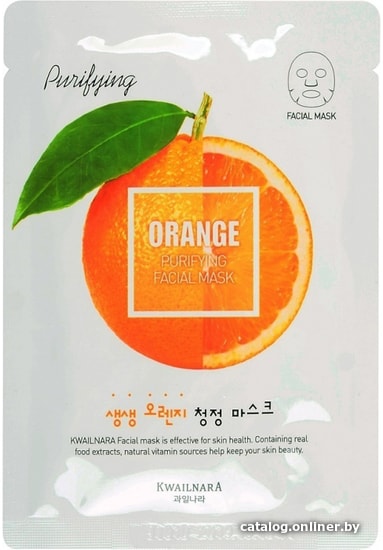 

Welcos Маска для лица Kwailnara Orange Purifying Facial Mask