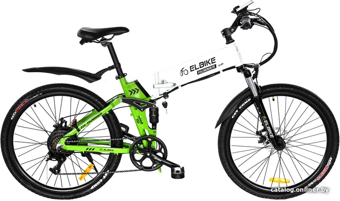 

Электровелосипед Elbike Hummer Vip (зеленый/белый)