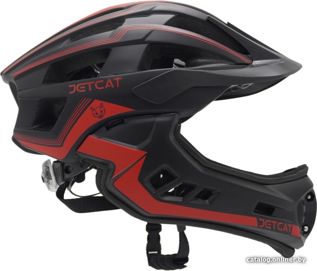 

Cпортивный шлем JetCat Fullface NoLimits (р. 48-53, black/red)