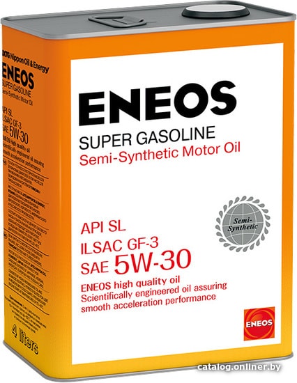 

Моторное масло Eneos Super Gasoline 5W-30 4л
