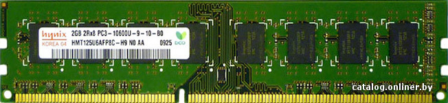 

Оперативная память Hynix DDR3 PC3-10600 2 Гб (HMT125U6BFR8C-H9)