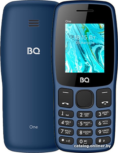 

Кнопочный телефон BQ-Mobile BQ-1852 One (синий)