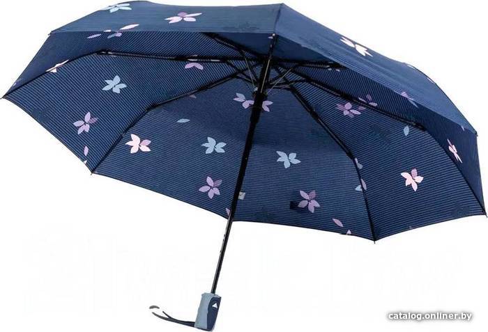 

Складной зонт RST Umbrella Цветы 3202A (синий)