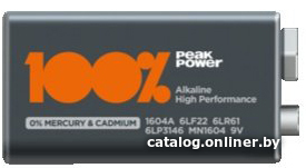 

Батарейка PeakPower Alkaline 6LR61 1шт