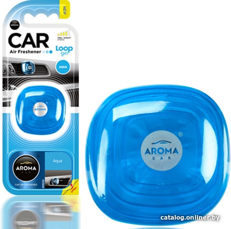 

Aroma Car Ароматизатор гелевый Car Loop Aqua 63114