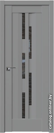 

Межкомнатная дверь ProfilDoors 30U 80x200 (манхэттен, стекло дождь черный)