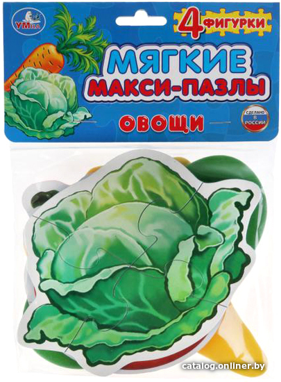 

Мозаика/пазл Умные игры Овощи. Мягкие макси-пазлы 4690590111994