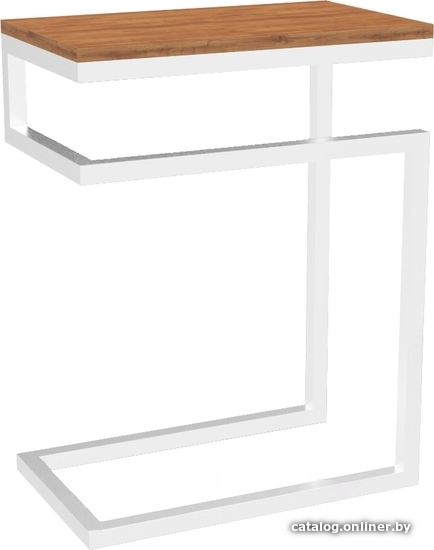 

Приставной столик TMB Loft Хидсон Дуб 400x300 (ранне-американский/белый)