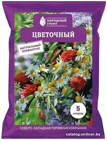 

Грунт Народный грунт Цветочный 4607049612612 (5 л)