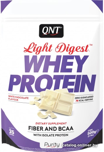 

Протеин QNT Lite Digest Whey Protein (белый шоколад, 500 г)