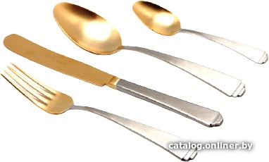 

Набор столовых приборов Herdmar Sirius Mat+Old Gold 183302401172000021