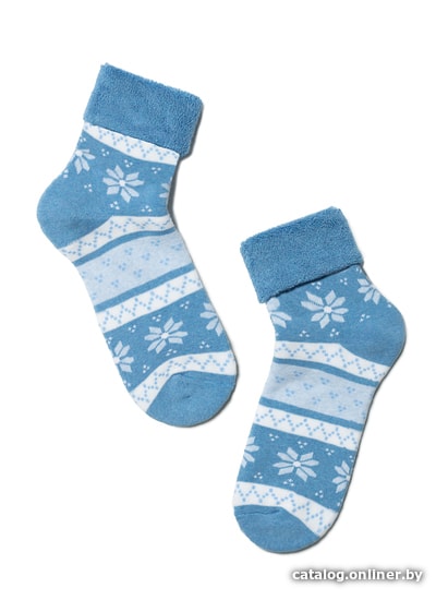 

Носки Conte-kids Sof-Tiki с отворотом 6С-19СП (р. 22, голубой 230)