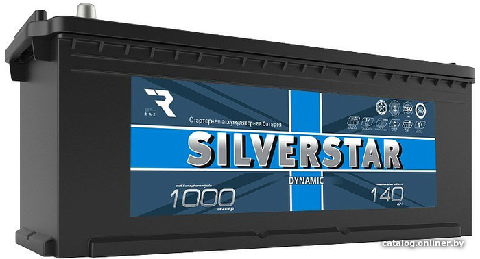 

Автомобильный аккумулятор Silver Star Dynamic 140 (4) рус (140 А·ч)