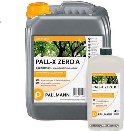 

Лак Pallmann Pall-x Zero 2К на водной основет 5л (экстрамат)