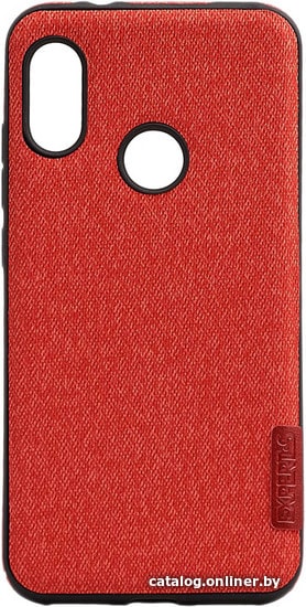 

Чехол для телефона EXPERTS Textile Tpu для Xiaomi Redmi Note 7 (красный)