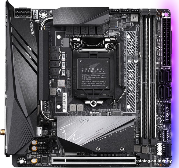 

Материнская плата Gigabyte Z490I Aorus Ultra (rev. 1.x)