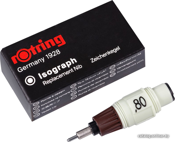 

Пишущий элемент для рапидографа Rotring S0218680 (0.8 мм)