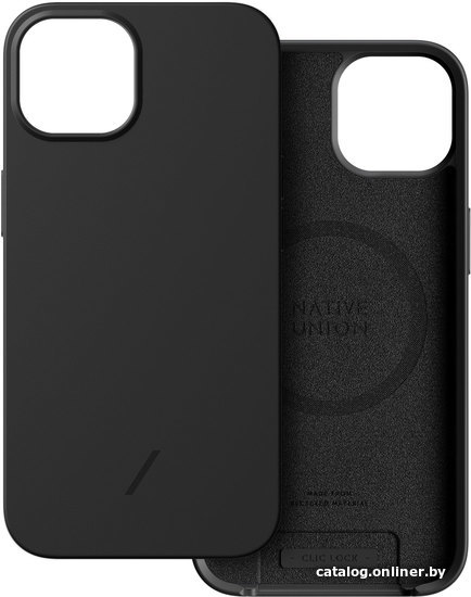 

Чехол для телефона Native Union Click Pop с MagSafe для iPhone 13 (черный)