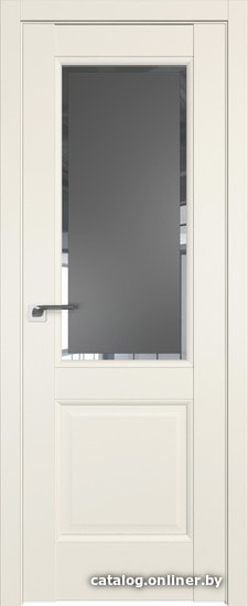 

Межкомнатная дверь ProfilDoors 2.42U 90x200 (магнолия сатинат, стекло square графит)