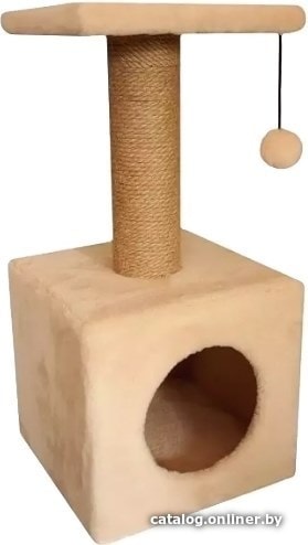 

Комплекс Cat House На ножках 0.65 (сизаль бежевый)