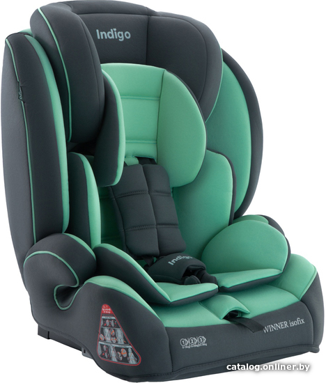 

Детское автокресло Indigo Winner Isofix YB706B (серый/зеленый)