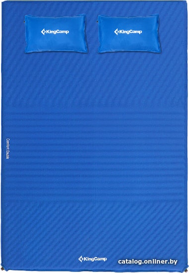 

Самонадувающийся коврик KingCamp Comfort Plus Double KM3594 (синий)