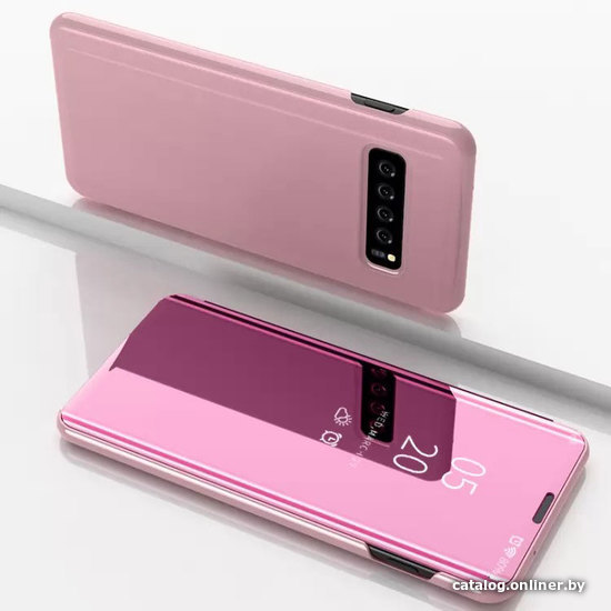 

Чехол для телефона Case Smart view для Samsung Galaxy S10 plus (розовое золото)