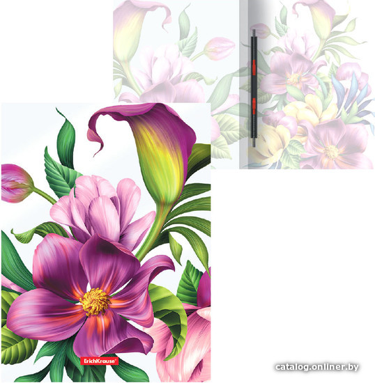 

Набор скоросшивателей Erich Krause Tropical Flowers с пружин. 49368 (4 шт)