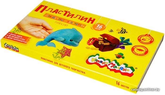 

Пластилин Каляка-Маляка ПКМ16-П (16 цв)
