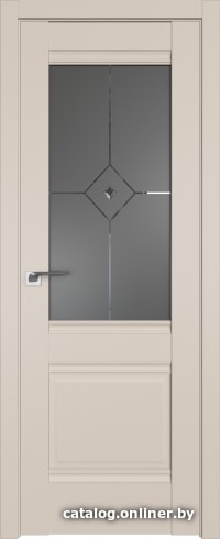 

Межкомнатная дверь ProfilDoors Классика 2U 60x200 (санд/графит с прозрачным фьюзингом)