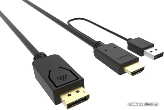 

Кабель USBTOP HDMI – DisplayPort UltraHD 4K с USB питанием 1.8 м