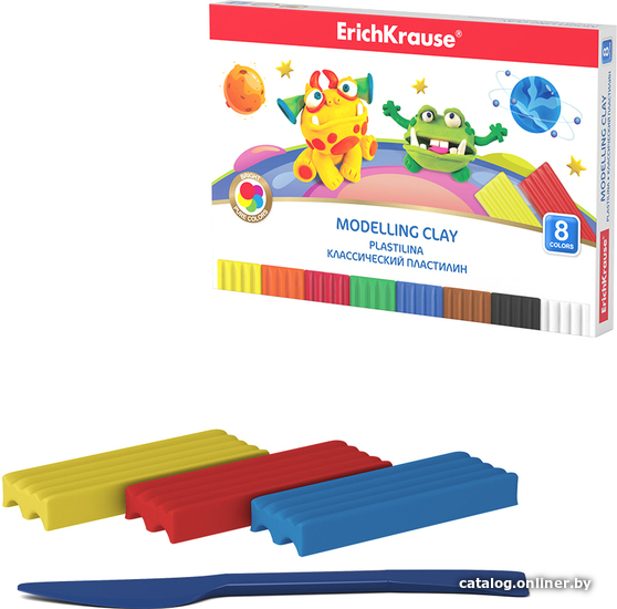 

Пластилин Erich Krause Cosmic Monsters 58467 (8 цветов)