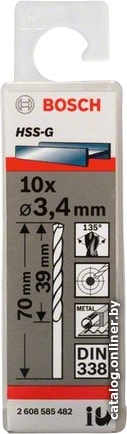 

Набор оснастки Bosch 2608585482 (10 предметов)
